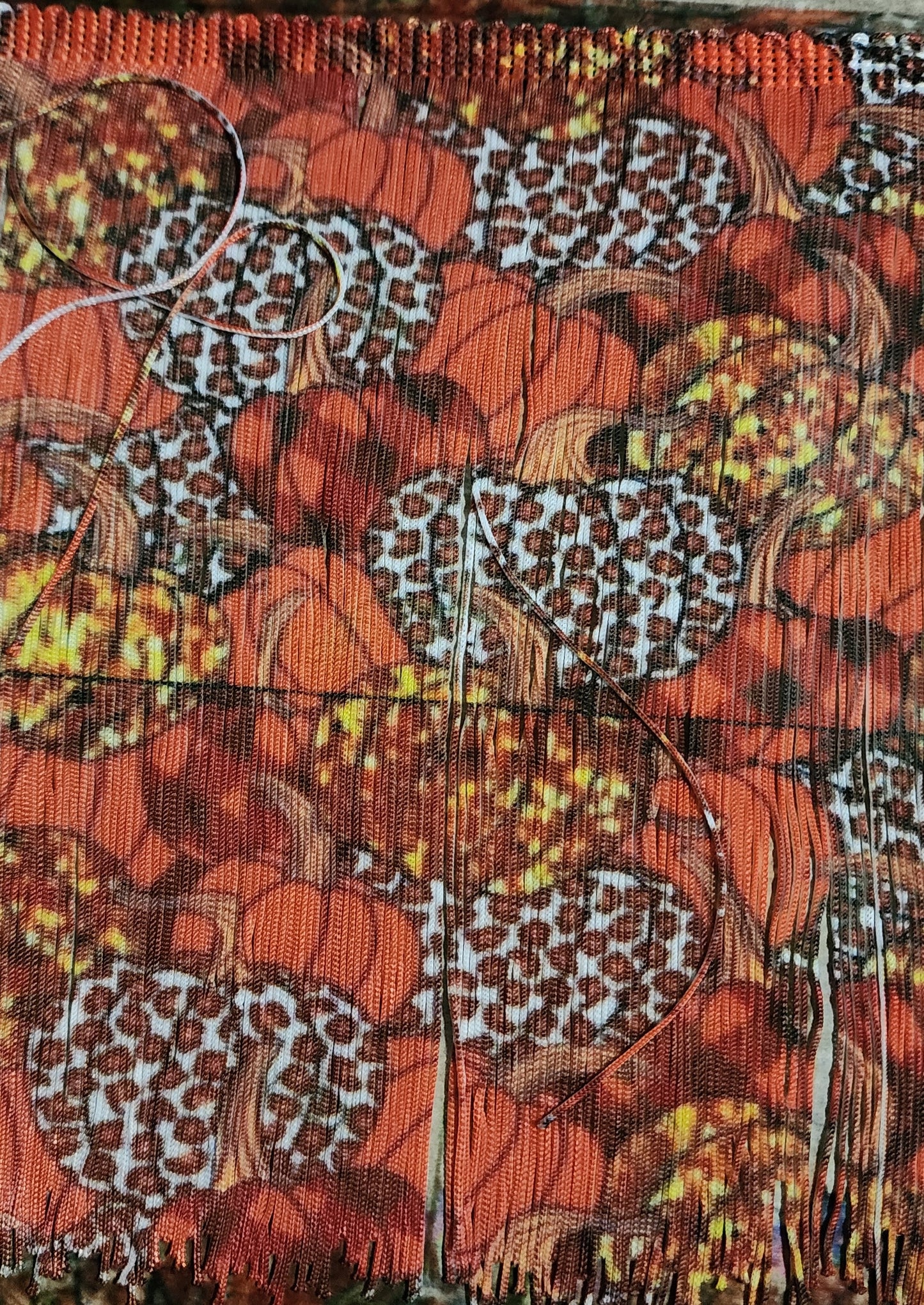 Leopard pumpkins fringe