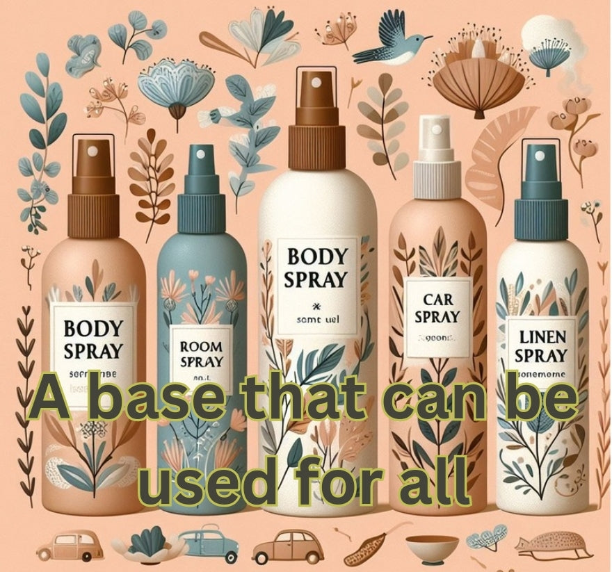 Linen/body/room /car -spray base