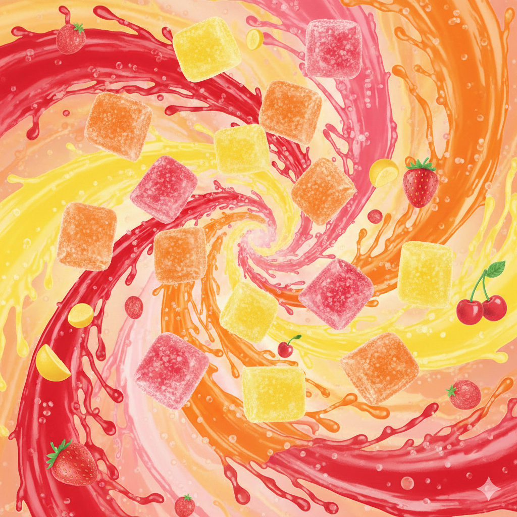 Starburst type fragrance oil