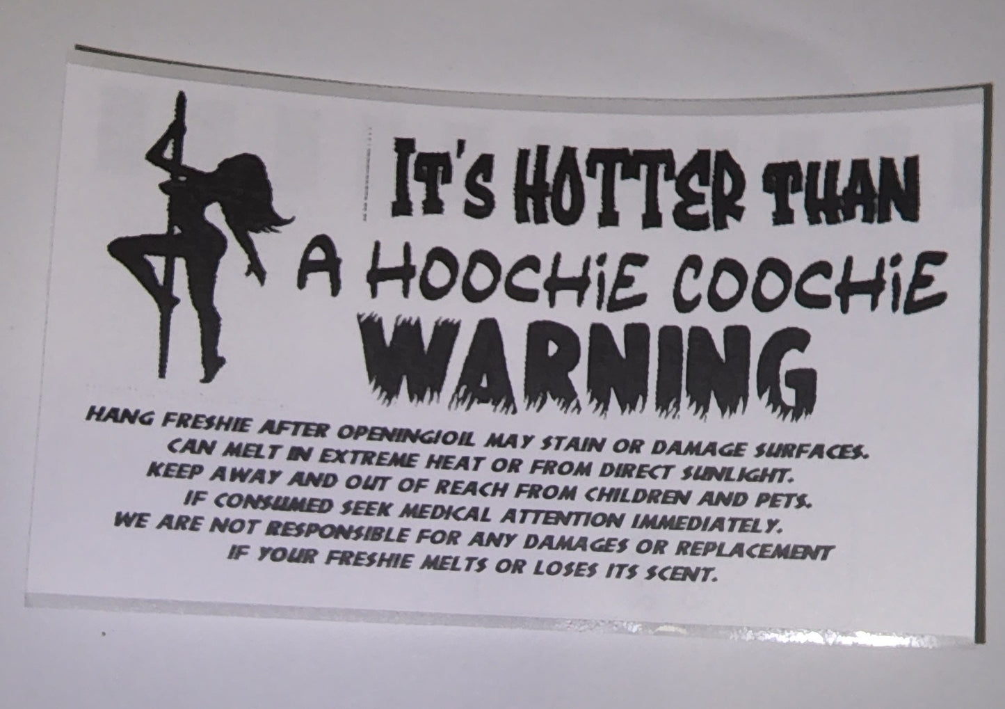 Warning label