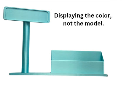 Adjustable NO PRINT, regular size business card holder freshie display customizable