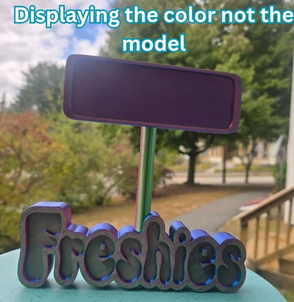 6 inch freshie display