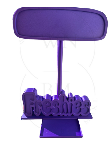 8 inch freshie display with bizz card holder