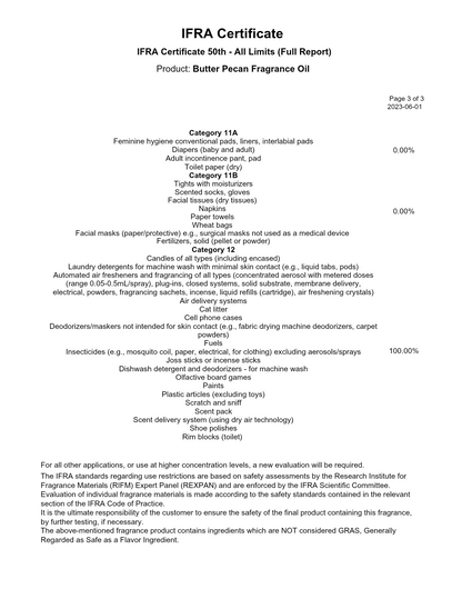 Butter pecan Fragrance Oil