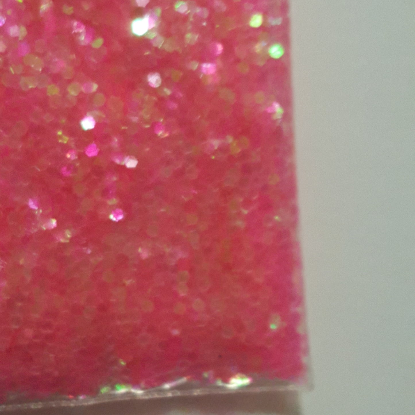 Neon pink glitter